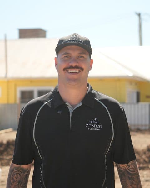 Zac Adams, owner of Zimco Plumbing