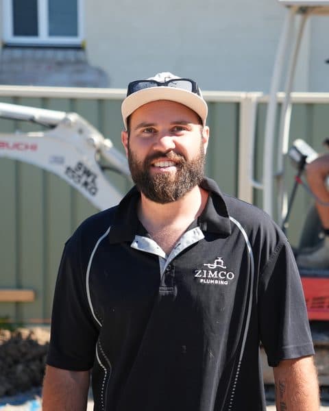 Zac Taylor, Leading hand plumber, Zimco Plumbing